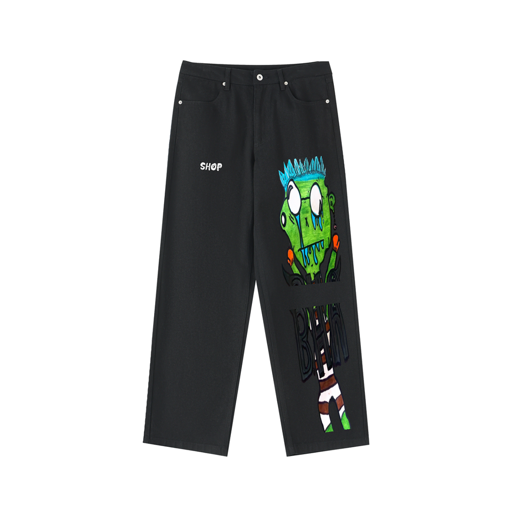 Heavyweight Cotton Straight-Leg Pants