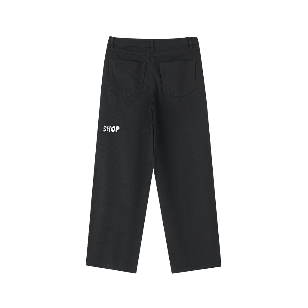 Heavyweight Cotton Straight-Leg Pants